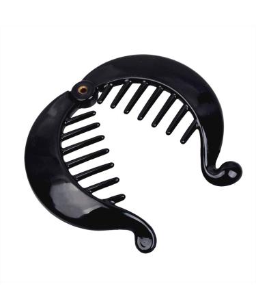 Fodattm Hair Comb Set - French Banana Clips & Ponytail Holders - 4 Stylish Interlocking Combs for Trendy Hairstyles - Buy Online on SooperMarket.com