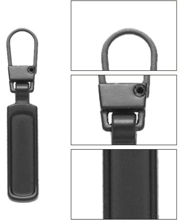 Zipper Zuilen Replacement Zipper Pull - Removable Zipper Repair Tool for Backpacks Luggage Clothing & More - 48x8.5x1mm - Black - Buy Online on SooperMarket.com