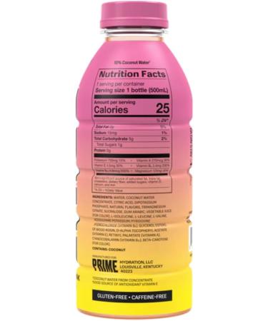 Prime Hydration Strawberry Banana 500ml Logan Paul & KSI American Prime Drink - Limited Edition - Buy Online on SooperMarket.com