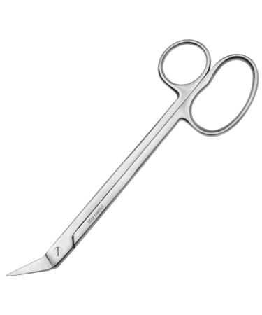 May - Nail scissors for toenails - Extra long toenail scissors for shortening nails - Length: 19 cm - Scissors with micro-serration - Stainless steel