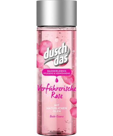 Duschdas Bath Essence Seductive Rose with natural oils pack of 6 (6 x 200 ml)