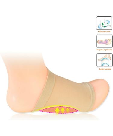 KONMED Foot Cuff Orthosis for Flat Feet Correction - Silicone Sole Pad - 1 Pair - Buy Online on SooperMarket.com