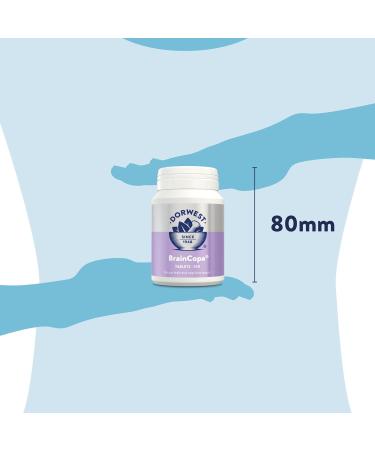 Dorwest Herbs BrainCopa Tablets for Dogs and Cats 100 Tablets - Promotes Brain Health and Mental Agility in Older Pets - Buy Online on SooperMarket.com