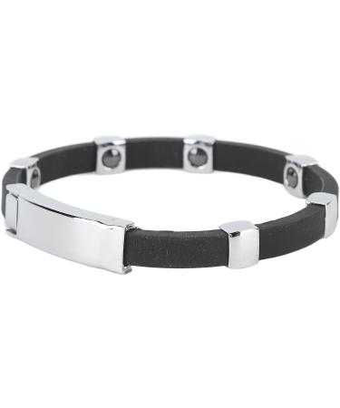 Magnetic Silicone Balance Bracelet - Waterproof Sport Style in Black | Boost Wellness & Performance - Buy Online on SooperMarket.com