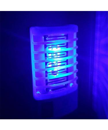 Indoor Bug Zapper Plug-in Mosquito Killer Trap - 2 Pack Electric Fly & Gnat Trap for Home - Mini Insect Killer Light for Flying Pests - A-blue - Buy Online on SooperMarket.com