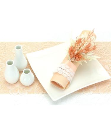 50 APARTina Fabric-Like Airlaid Napkins - Bleached Apricot 40x40 cm | Premium Quality for Elegant Dining | International Shipping - Buy Online on SooperMarket.com