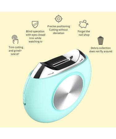 Electric Nail Clippers Smart Nail Clipper Professional Electric Nail Trimmer Automatic Nail File Safe Nails Cutter for The Adult Babies Finger Scissors Toe Pedicure Pink - Buy Online on SooperMarket.com