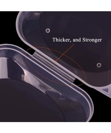 Transparent Baby Dummy Case - Portable Pacifier Storage Box for Travel | 3 Pack Schnuller Holder - Ideal for Outdoor Use - Buy Online on SooperMarket.com