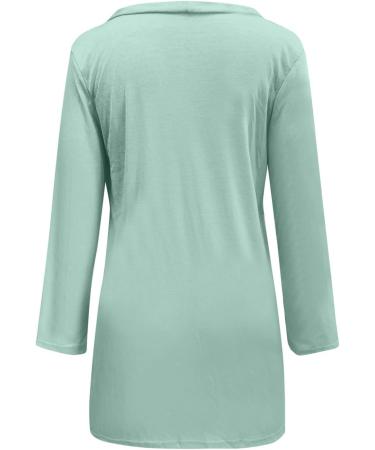 Long Shirt Outerwear Top Thin Warm Knitted Coat Women's Blouse V-Neck Shirt Tunic Long Women's Tunic Women's Shirt Casual Checked Shirt Women's Winter Chunky Knit Jacket G-green M - Buy Online on SooperMarket.com