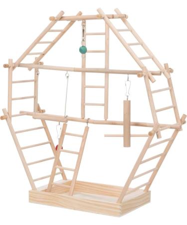Trixie 5659 Wooden Ladder Playground - 44x44x16 cm - Brown - Buy Online on SooperMarket.com