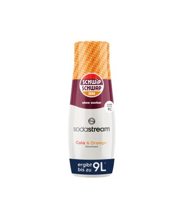 Sodastream Sirup Schwip Schwap Zero - 1x bottle results in 9 liters of finished drink prepared for a matter of seconds and always fresh 440 ml (1 -pack) (packaging can vary) Schwip Schwap Zero sugar