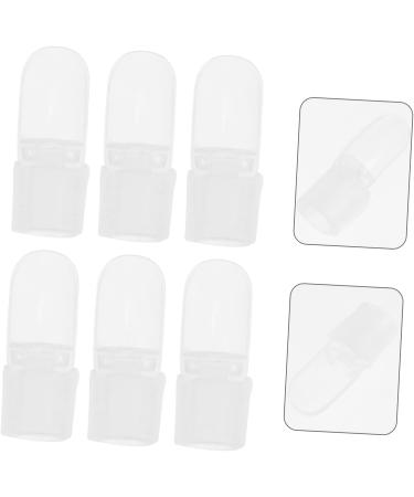 Beavorty 60 Pcs Nail case nail polish protector nail polish holder gel for nails nail art gel finger nail soak off nail polish cap holder nail polish cover nail polish varnish shield hat 4x2cmx3pcs As Shownx3pcs - Buy Online on SooperMarket.com