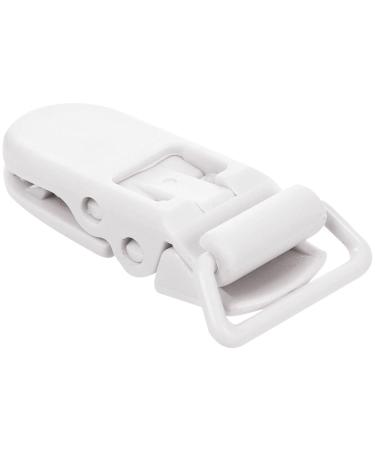 Fivetwofive 20Pcs Baby T-Shape Plastic Pacifier Clips - Soother Dummy Badge Holder - White | International Shipping Available - Buy Online on SooperMarket.com