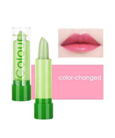 Gireatick 3Pcs Aloe Vera Lipstick - Temperature Changing Moisturizing Lip Gloss & Long-Lasting Lip Plumper Makeup Set - Shop Internationally! - Buy Online on SooperMarket.com