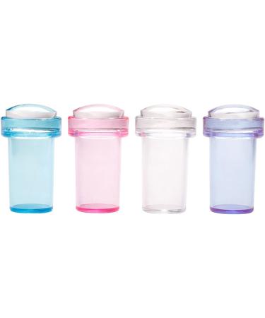 wirlsweal Nail Art Stamper Easy Storage Portable Reusable Nail Tool Stamp Seal for Fingernails Nail Seal Trendy for Fingernails Red - Buy Online on SooperMarket.com