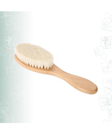 Buy NOLITOY Mustache Brush & Beard Straightening Comb - Wooden Facial Cleansing Brush for Men | Anti-static 15x4x2 CM - Buy Online on SooperMarket.com
