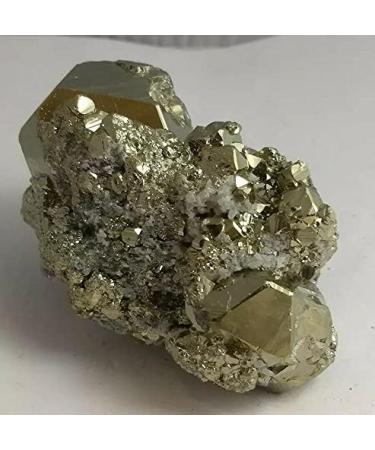 Iron Pyrite Crystal Cluster Specimen Peru Fools Gold (Size : 200-300g) - Buy Online on SooperMarket.com