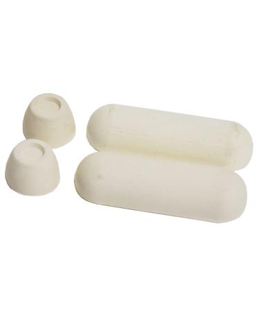 Danco 10062 Universal Bumper, for Use with Toilet Seats, Rubber, 1 Pack, White