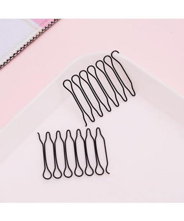 Invisible U Shape Hairpin Comb Clips for Women & Girls - 3 Piece Hair Finishing Fixer Set | International Shipping Available - Buy Online on SooperMarket.com