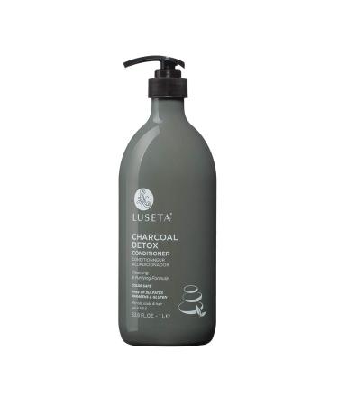 Luseta Charcoal Detox Hair Conditioner - Purifying Charcoal Conditioner - Volumizing & Moisturizing 33.8oz