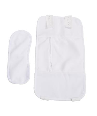 Buy Organic White Castor Oil Wrap Pack for Waist & Neck - Reusable Adjustable Promotes Relaxation & Digestion - International Shipping Available - Buy Online on SooperMarket.com