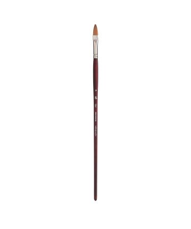 Princeton Velvetouch Filbert Brush, Long Handle, Size 10 - Professional Artist Brushes for Mixed Media, Acrylic, Oil