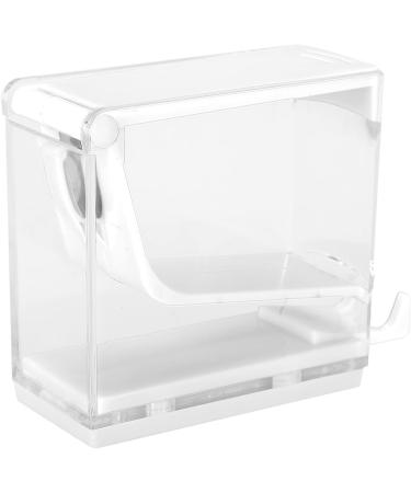 Cotton Roll Dispenser Press Type Holder with 4 Colors Sanitary and Durable (White) - Buy Online on SooperMarket.com