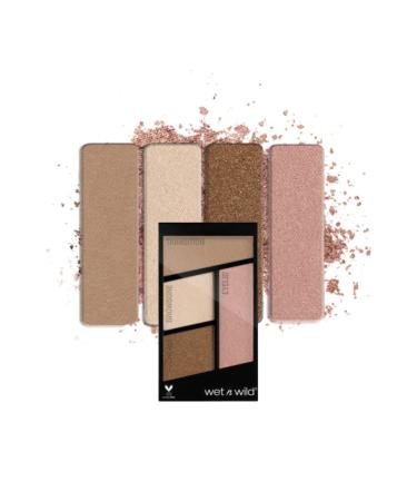 Wet N Wild Color Icon Eyeshadow Quad Hooked on Vinyl 343B - Vibrant and Long-Lasting Shades - Buy Online on SooperMarket.com