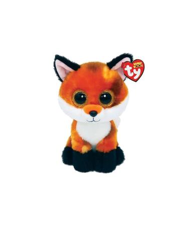 Ty Meadow Fox Beanie Boos 6" | Beanie Baby Soft Plush Toy | Collectible Cuddly Stuffed Teddy Single