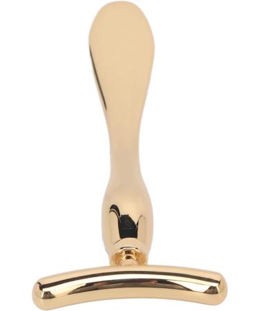 Eye Cream Massage Stick - T-Shaped Zinc Alloy Applicator for Puffiness Reduction - Gold Facial Massager - Buy Online on SooperMarket.com