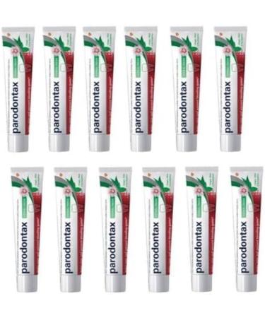 Parodontax Herbal Fresh Toothpaste for Bleeding Gums 75ml (Pack of 12) & Celexqua Toothbrush Cap - Best for Oral Care | International Shipping - Buy Online on SooperMarket.com