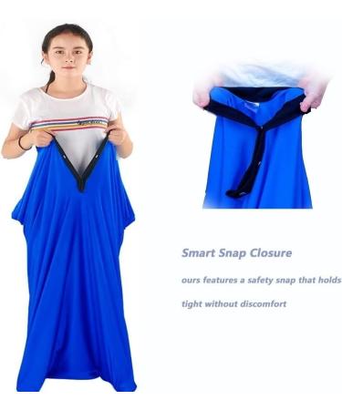 ZYUBOESO Sensory Body Sock for Kids - Sky Blue - Size Medium | Stress Relief for Children with Autism, ADHD, Anxiety - Buy Online on SooperMarket.com