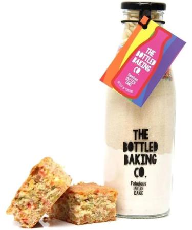 Bottled Baking Co Unicorn Cake Mix - Easy Premade Cake Mix with Instructions for Family Baking - Makes 16 Delicious Slices - Buy Online on SooperMarket.com