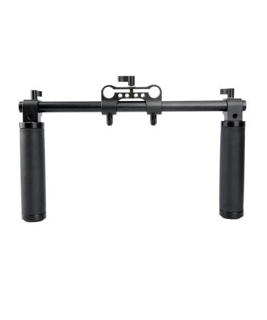 NICEYRIG Lens Handle Kit with 15mm Rod Clamp, 12 Long Rod for Video Camera Shoulder Rig Support System