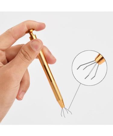 Jewelry Prong Tweezer Piercing Ball Grabber Tool 4 Prongs Holder Diamond Pick Up Tool piercing ball grabber - Buy Online on SooperMarket.com