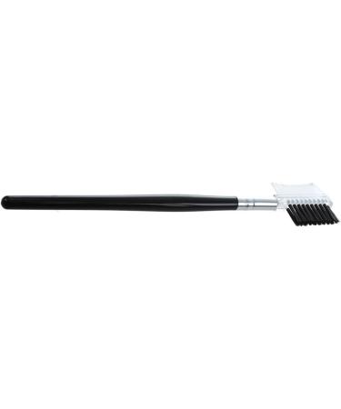 Peowuieu 1 Piece Women's Double-Sided Comb Eyebrow Brush Holder Makeup Black Cosmetic Makeup Tool - Buy Online on SooperMarket.com