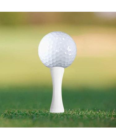 Zivisk Bamboo Golf Tees 100 Count - 2-1/8, 2-3/4, 3-1/4 Inch (White Natural Color) - Buy Online on SooperMarket.com