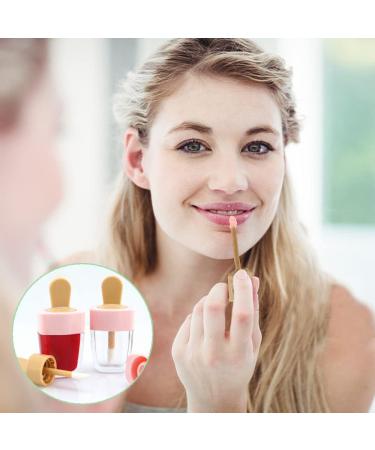 10 Empty Pink Lip Gloss Tubes - Refillable Mini Containers for DIY Lip Gloss Balms & Cosmetics - Buy Online on SooperMarket.com
