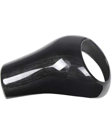 Knobm Gear Knob Cover Abs Gear Knob Cover Fits For A C E G Gls Left Hand Driving (black wood grain) - Buy Online on SooperMarket.com