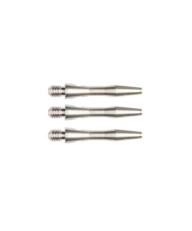 RED DRAGON Plain Aluminium Extra Short Dart Shafts - 4 Sets per Pack (12 shafts in Total)