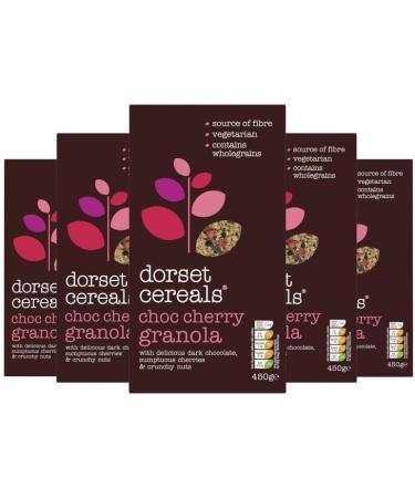 Dorset Cereals Chocolate & Cherry Granola |Cereal | High in Fibre |Vegetarian | 5 PACKS of 450g Chocolate & Cherry 450 g (Pack of 5) - Buy Online on SooperMarket.com