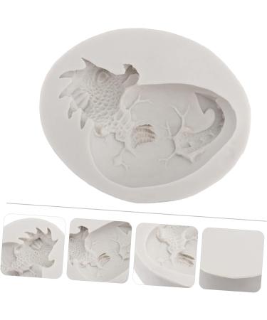 Tofficu 2pcs Silicone Soap Mold Easter Egg Mould Easter Soap Mold Easter Mousse Dragon Candy Mold Easter Fondant Dragon Egg Candy Clay Mold Silicone Molds Chocolate Mould White Cake Crayon - Buy Online on SooperMarket.com