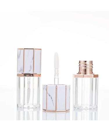 KALLORY 5ml Clear Lip Gloss Tubes with Wand | Bulk Lip Gloss Containers for Women | Empty Lipgloss Containers (5 Pcs) - Buy Online on SooperMarket.com