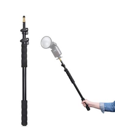 fotoconic 62" 158cm Handheld Portable Light Stand Pole Telescoping for Studio LED Panel Speedlite Reflector