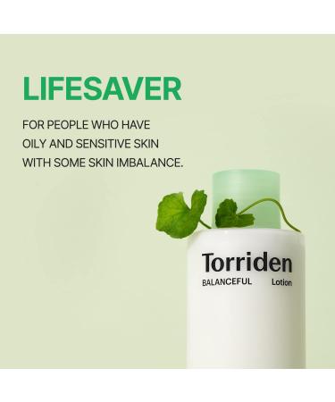 Torriden BALANCEFUL Cica Lotion - Hydrating Facial Moisturizer for Oily Combo & Sensitive Skin | Soothes & Calms with Centella Asiatica Extracts - Buy Online on SooperMarket.com