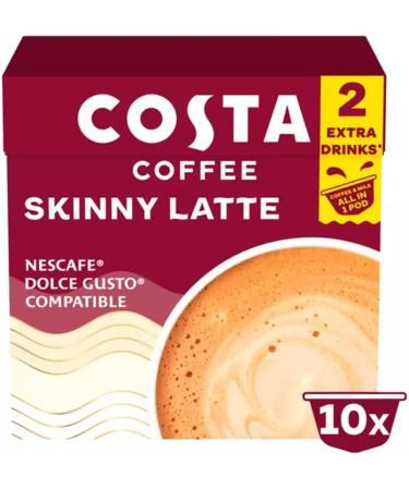 COSTA COFFEE SKINNY LATTE PODS 4 PACKS (SKINNY LATTE 10 CAPSULES) - Buy Online on SooperMarket.com