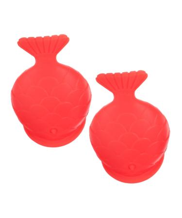 FOYTOKI 2pcs Silicone Fish Lip Filler Lip Plumping Device Lip Beauty Tool Natural Lip Plumper Red