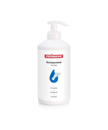 PediBaehr protective foot cream for diabetics with urea and hyaluronic acid 500ml pump dispenser