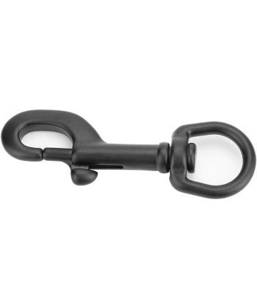 Nosii Stainless Steel Swivel Snap Hook - 75mm Black Bolt Accessory for Scuba Diving - Buy Online on SooperMarket.com