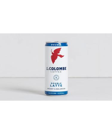 La Colombe Double Shot Draft Latte 9oz - 16 Pack - Cold-Pressed Espresso & Frothed Milk - Real Ingredients - Grab & Go Coffee - Buy Online on SooperMarket.com
